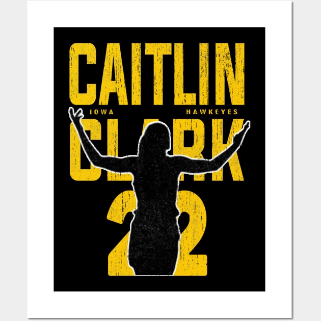 Caitlin Clark Vintage Wall Art by Instocrew